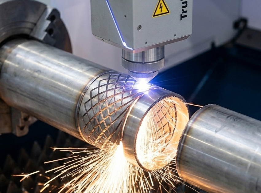 Cięcie rur i profili - jasne zdjęcie